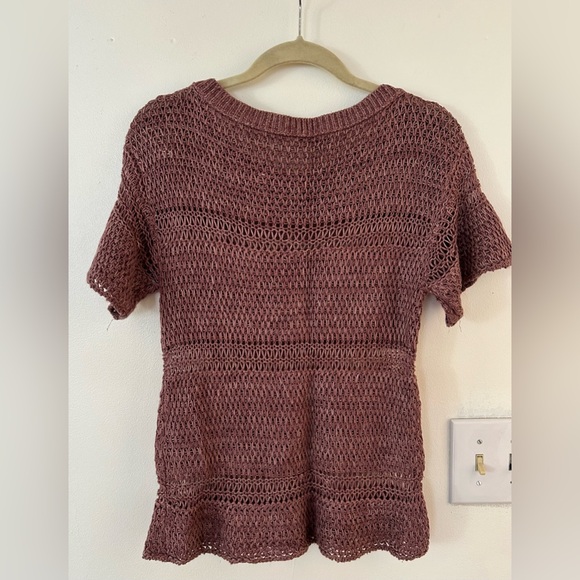 Ralph Lauren Linen Open knit top size medium - Picture 6 of 8